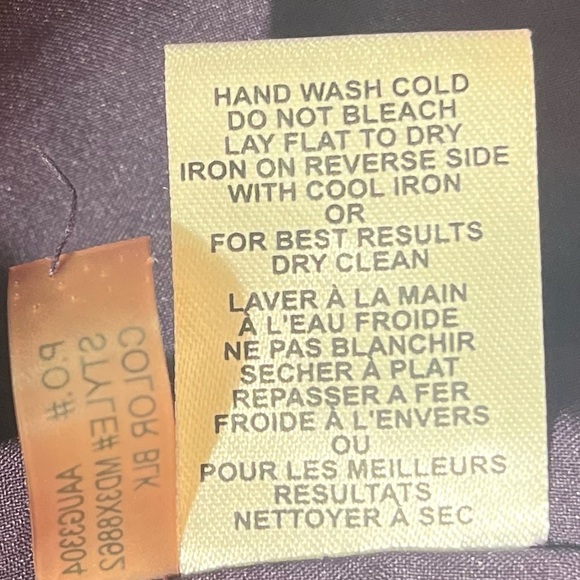 MARC NEW YORK Andrew Marc Black Sheath Dress w/ Front & Back Zippers Size 8 - Picture 11 of 13